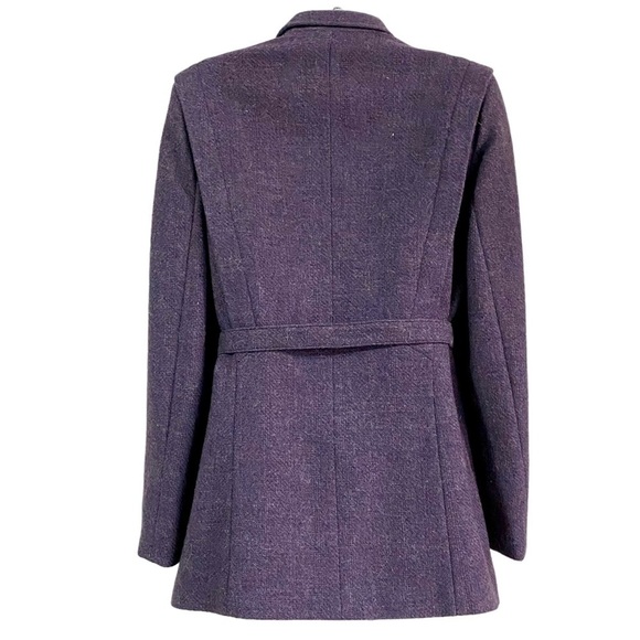 Madeleine Wool Blazer Jacket Herringbone Size 36 6/8 - Picture 2 of 16